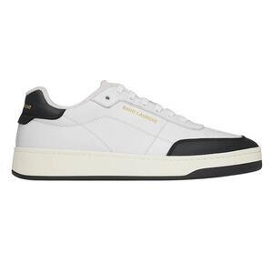 Saint Laurent NIB SL61 Smooth Leather Sneakers in Optic White Size 41
